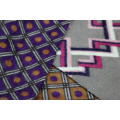 Double Sided Printed Wool And Cashmere Scarf